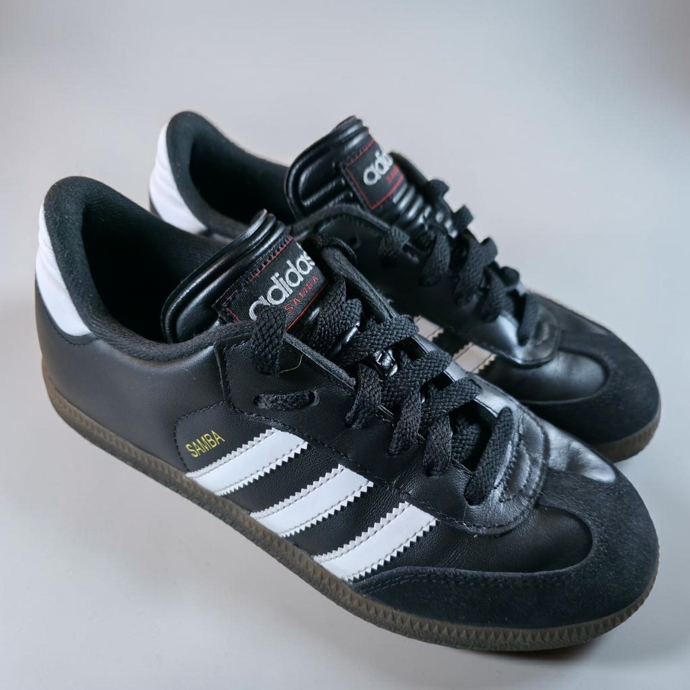Adidas Samba Classic Mens 4 / Womens 5.5 Black White Gum Shoes Sneakers